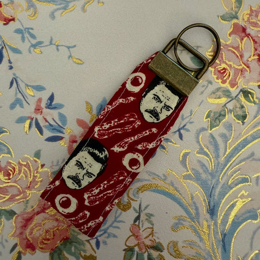 Parks and Rec Ron Swanson Bacon & Eggs Keychain