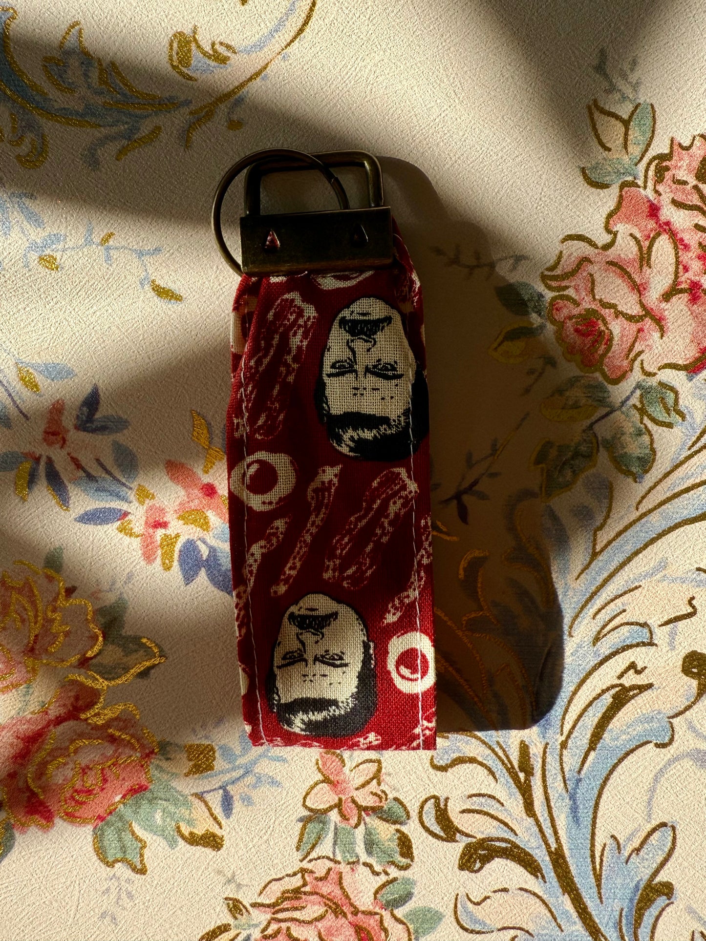 Parks and Rec Ron Swanson Bacon & Eggs Keychain