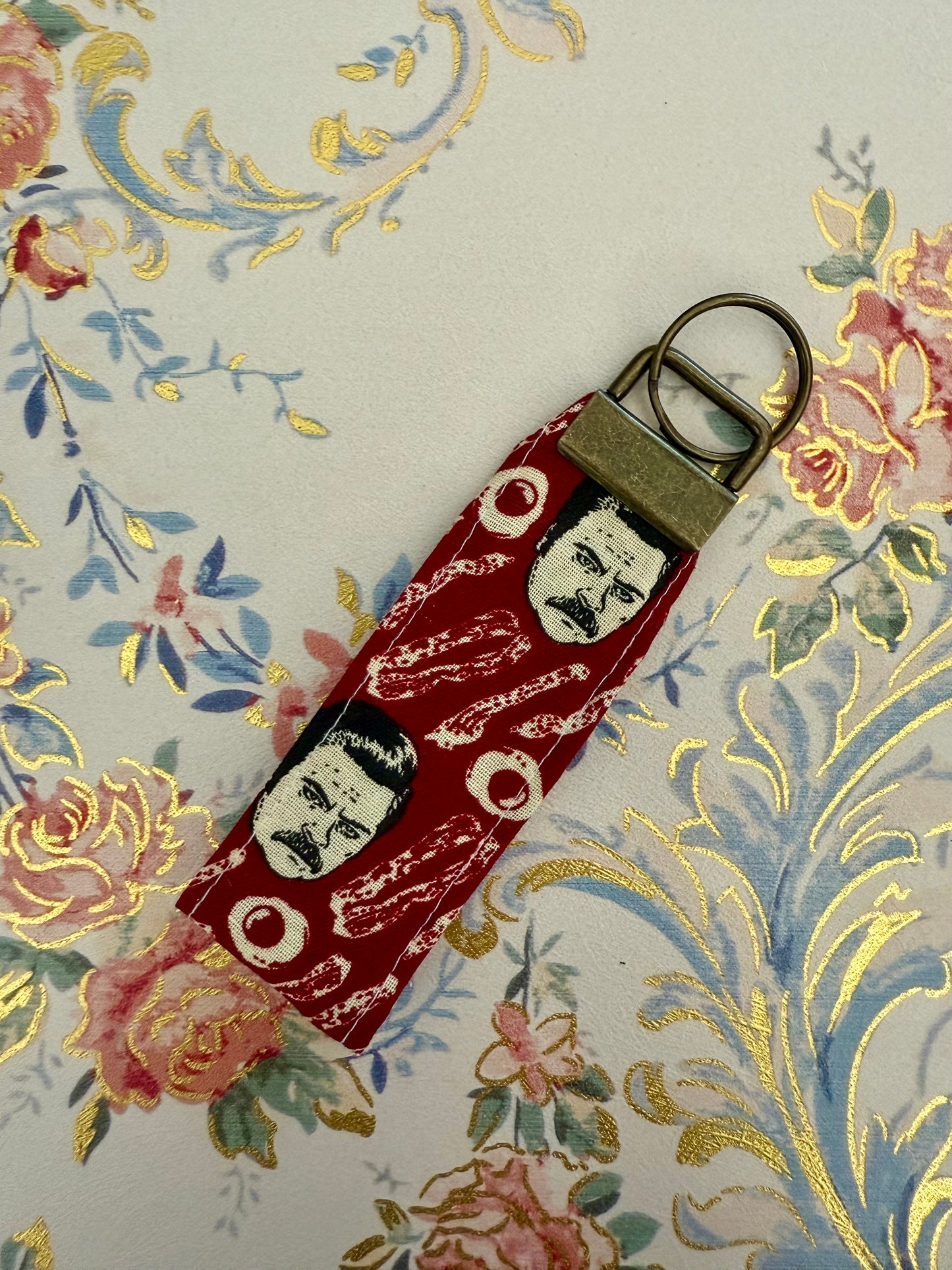 Parks and Rec Ron Swanson Bacon & Eggs Keychain