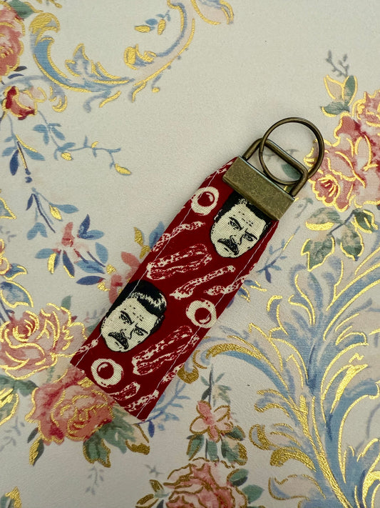 Parks and Rec Ron Swanson Bacon & Eggs Keychain