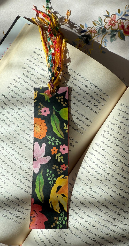 Flower Tassel Bookmark