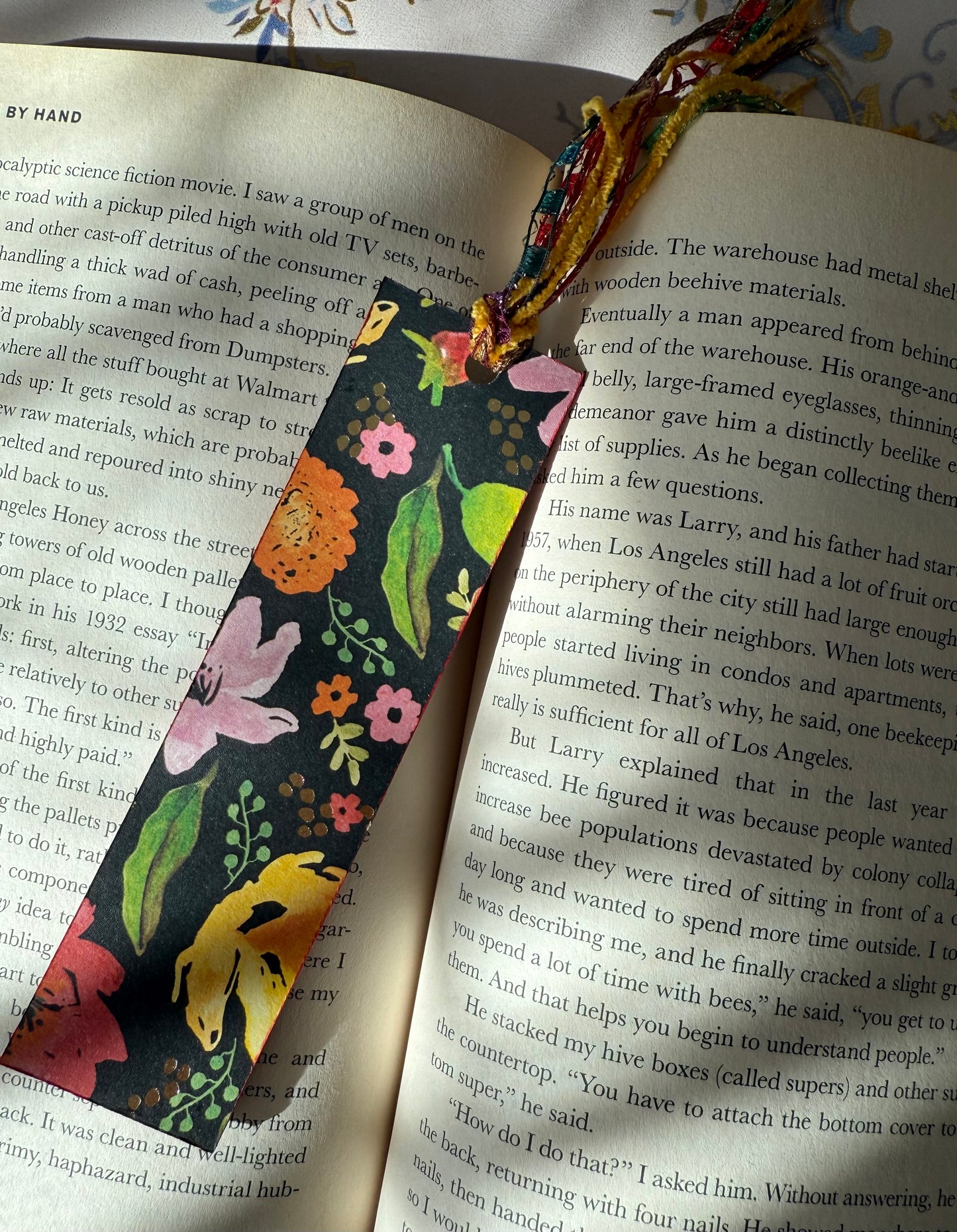 Flower Tassel Bookmark