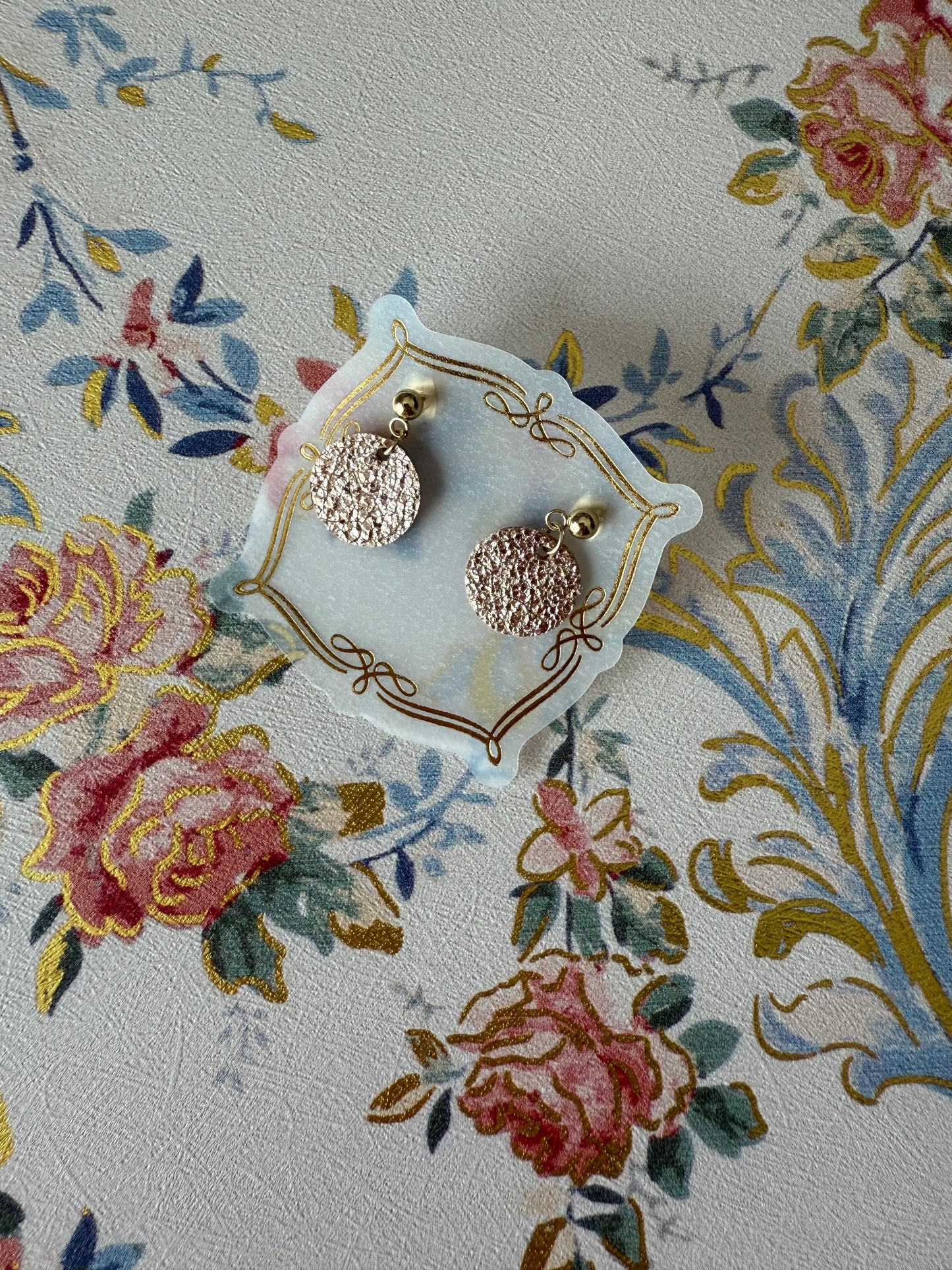 Pink Sparkly Earrings