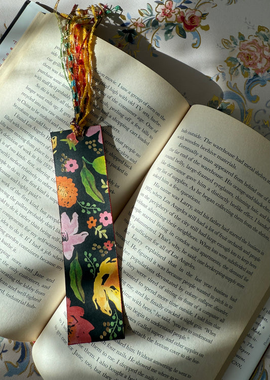 Flower Tassel Bookmark