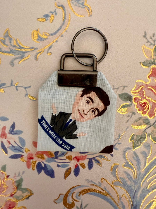 Michael Scott The Office "That’s What She Said" Handmade Keychain